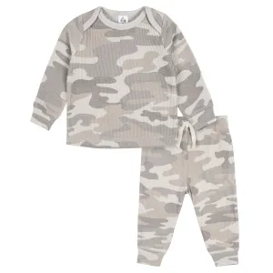 2-Piece Baby Boys Camo Top & Jogger Set 2-Piece Baby Boys Camo Top & Jogger Set
