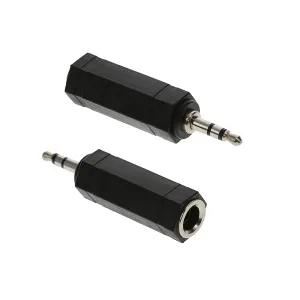 3.5mm Stereo Plug to 1/4-Inch Stereo Female Adapter - Pack of 10PCS 3.5mm Stereo Plug to 1/4-Inch Stereo Female Adapter - Pack of 10PCS
