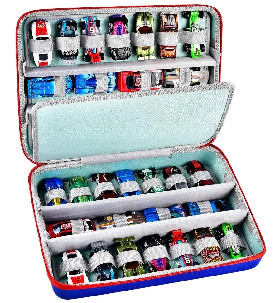 36 Car Toy Storage Case For Wheels Matchbox Cars Portable Organizer Holder