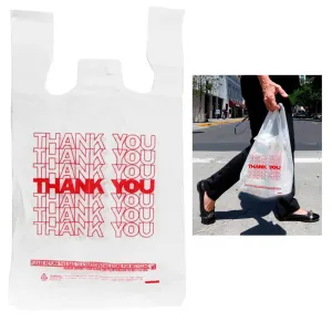 700 X Retail  Plastic Bags Thank You Grocery Bag Supermarket Shopping Recyclable 700 X Retail  Plastic Bags Thank You Grocery Bag Supermarket Shopping Recyclable