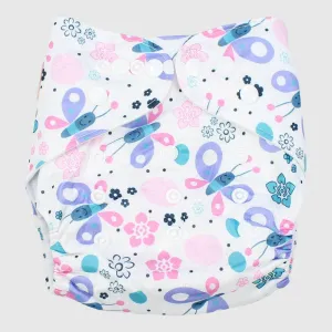Adjustable And Reusable Diaper (Butterflies) Adjustable And Reusable Diaper (Butterflies)