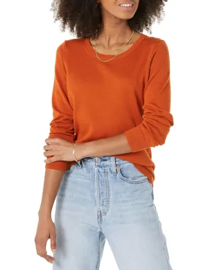 Amazon Essentials Women's Long-Sleeve Lightweight Crewneck Sweater (Available in Plus Size) Amazon Essentials Women's Long-Sleeve Lightweight Crewneck Sweater (Available in Plus Size)
