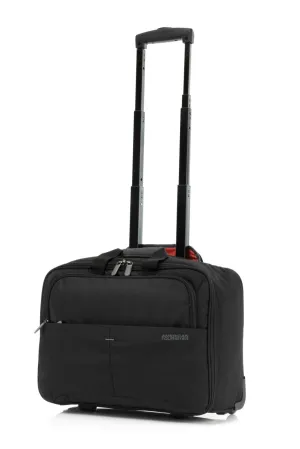 American Tourister - SpeedAir Rolling 17in Laptop Tote - Black American Tourister - SpeedAir Rolling 17in Laptop Tote - Black