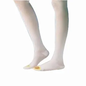 Anti-Embolism Thigh-High Seamless Elastic Stockings X-Large Long, White Anti-Embolism Thigh-High Seamless Elastic Stockings X-Large Long, White