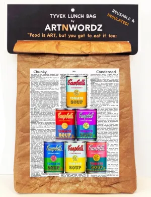Artnwordz Stacked Cans Lunch Bag Artnwordz Stacked Cans Lunch Bag