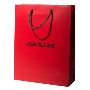 Assouline Shopping Bags RED SML Assouline Shopping Bags RED SML