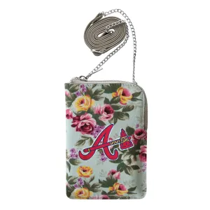Atlanta Braves Canvas Floral Smart Purse Atlanta Braves Canvas Floral Smart Purse