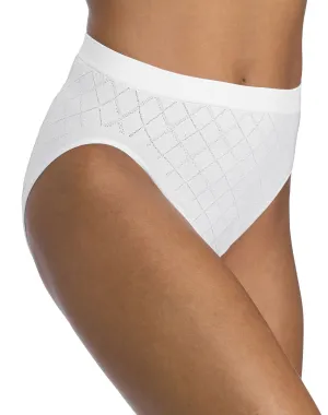 Bali Comfort Revolution Seamless Diamond Microfiber Hi-Cut Briefs Bali Comfort Revolution Seamless Diamond Microfiber Hi-Cut Briefs