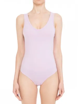 Basic Solid Sleeveless V-neck Stretchy Bodysuit Top ( FWT1011 ) - NEW COLORS ! Basic Solid Sleeveless V-neck Stretchy Bodysuit Top ( FWT1011 ) - NEW COLORS !