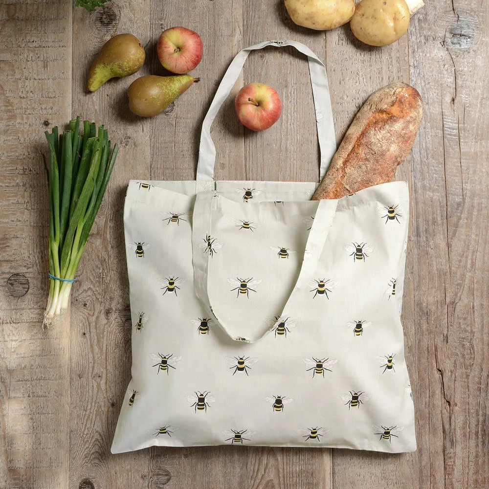 Bees Folding Shopping Bag