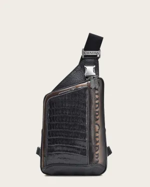 Black exotic shoulder bag Black exotic shoulder bag