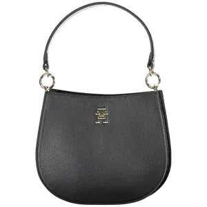 Black Polyester Women Handbag Black Polyester Women Handbag