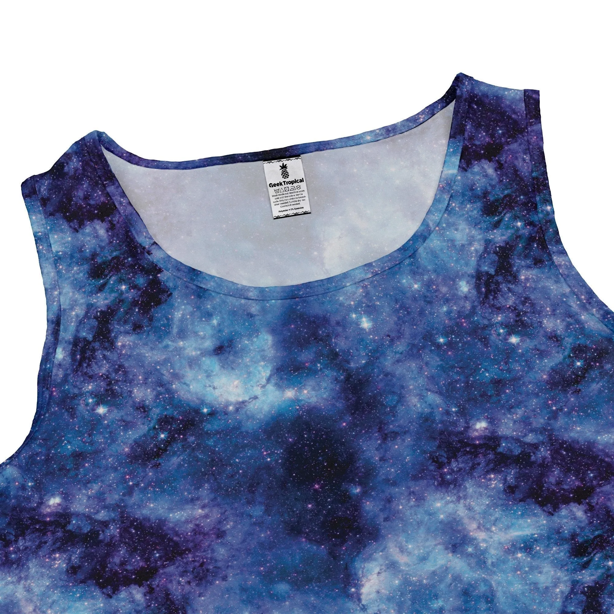 Blue Purple Nebula Space Dress
