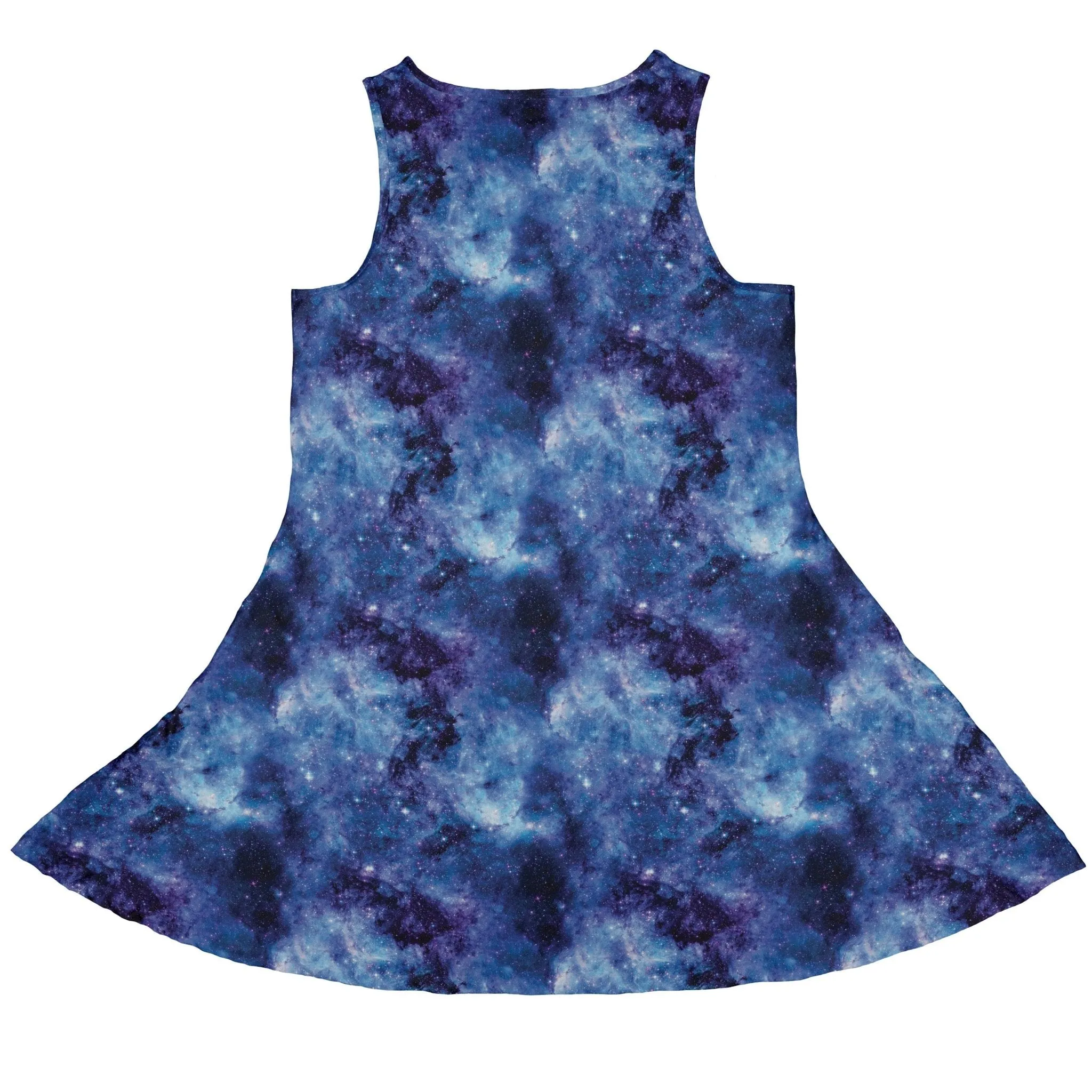 Blue Purple Nebula Space Dress