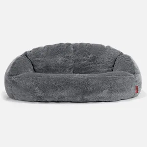 Bubble Sofa Bean Bag - Teddy Faux Fur Dark Grey Bubble Sofa Bean Bag - Teddy Faux Fur Dark Grey