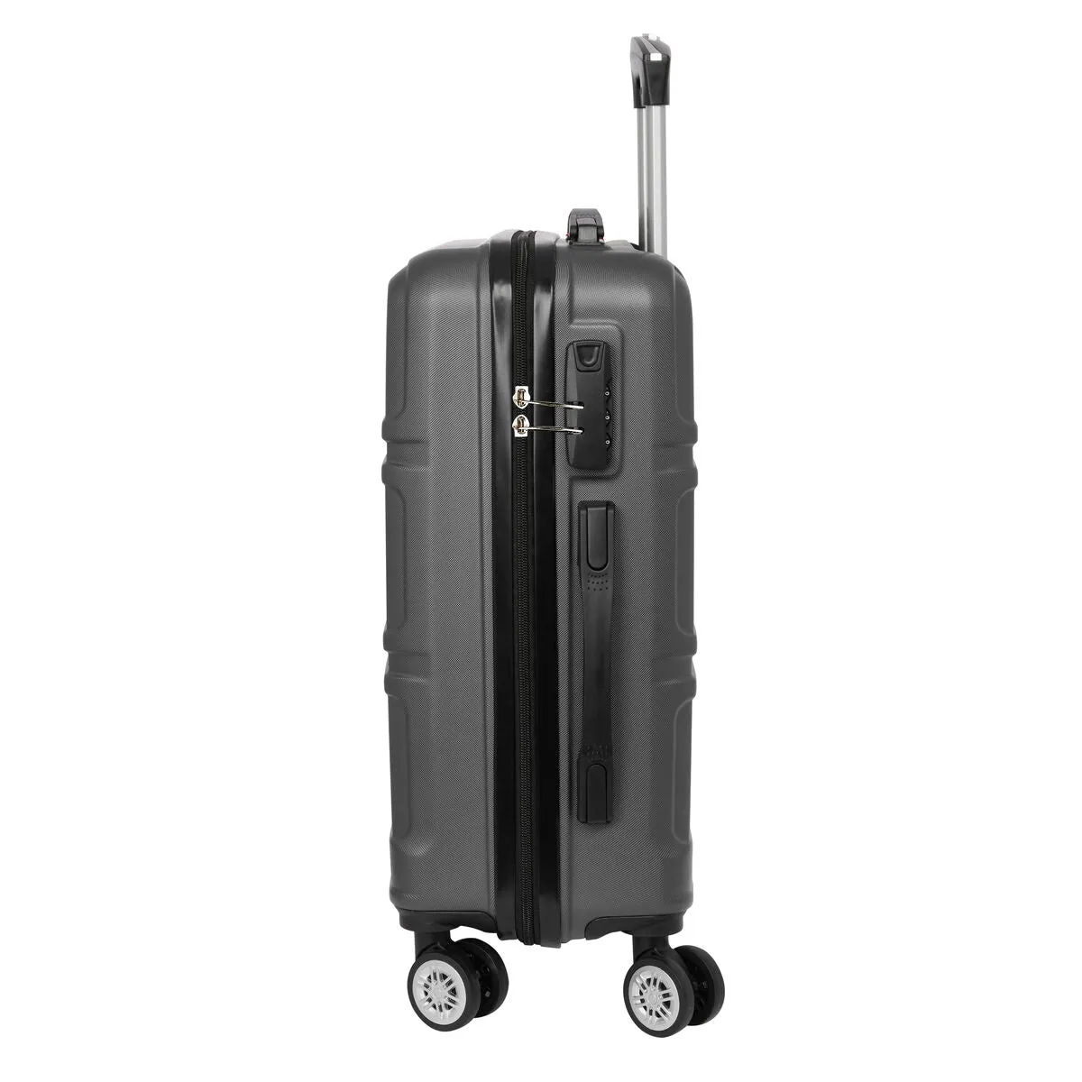 Cabin Suitcase by Safta Dark Grey 20 34 x 55 x 20 Cm