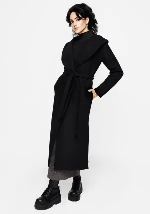 Catacomb Hooded Belted Coat Catacomb Hooded Belted Coat