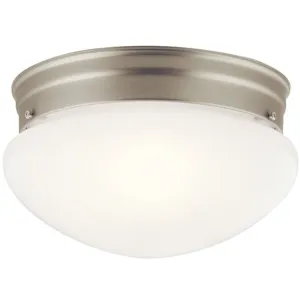Ceiling Space 9 in. 2 Lights Puff Light Nickel finish Ceiling Space 9 in. 2 Lights Puff Light Nickel finish