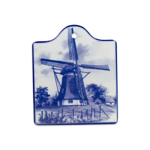 Ceramic Cheeseboard with Cork Backing: Windmill Ceramic Cheeseboard with Cork Backing: Windmill
