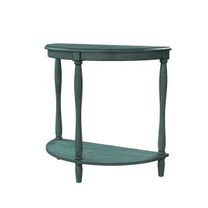 Cherryville Country 28" Demilune Single-Shelf Side Table Cherryville Country 28" Demilune Single-Shelf Side Table