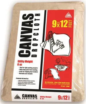 Cloth Drop Canvas Utlty 9x12ft Cloth Drop Canvas Utlty 9x12ft