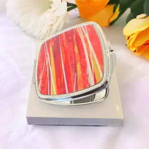 Compact mirror Pinks Sunset stripes Compact mirror Pinks Sunset stripes