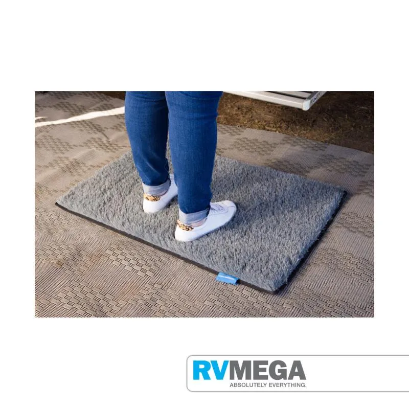 Companion Caravan Step Dust Off Mat Grey 65 x 50cm