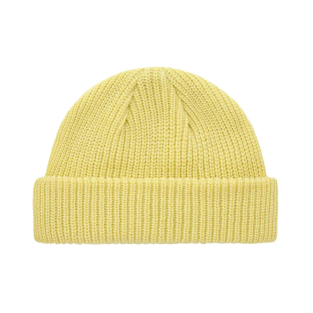 CREAM YELLOW FISHERMAN BEANIE