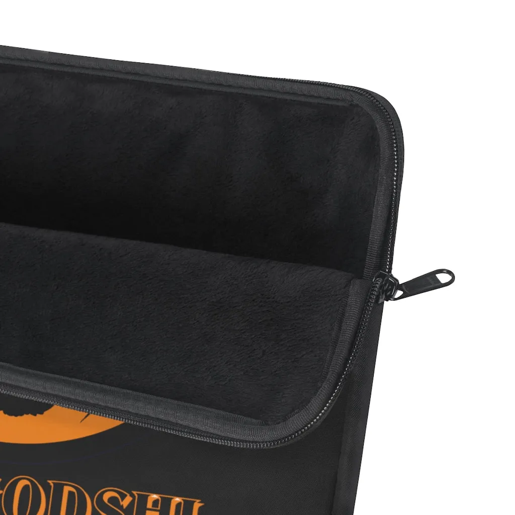 Crowgodshi First Generation Laptop Sleeve, ORANGE LOGO
