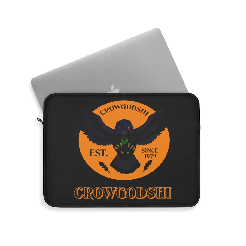 Crowgodshi First Generation Laptop Sleeve, ORANGE LOGO
