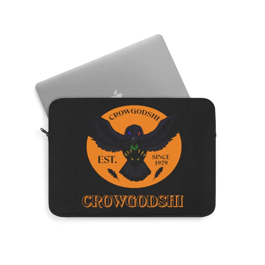Crowgodshi First Generation Laptop Sleeve, ORANGE LOGO