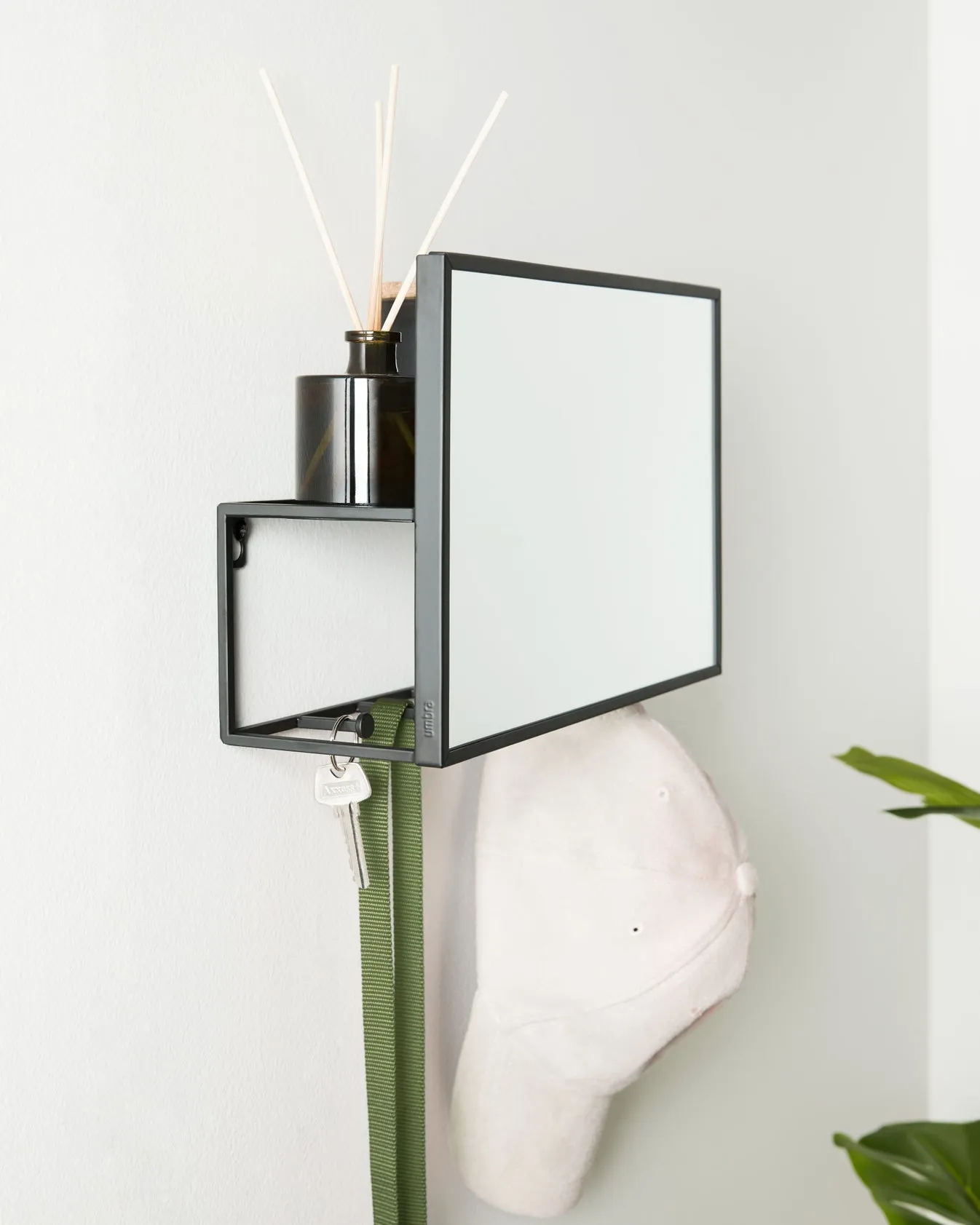 Cubiko Mirror & Organizer - Black
