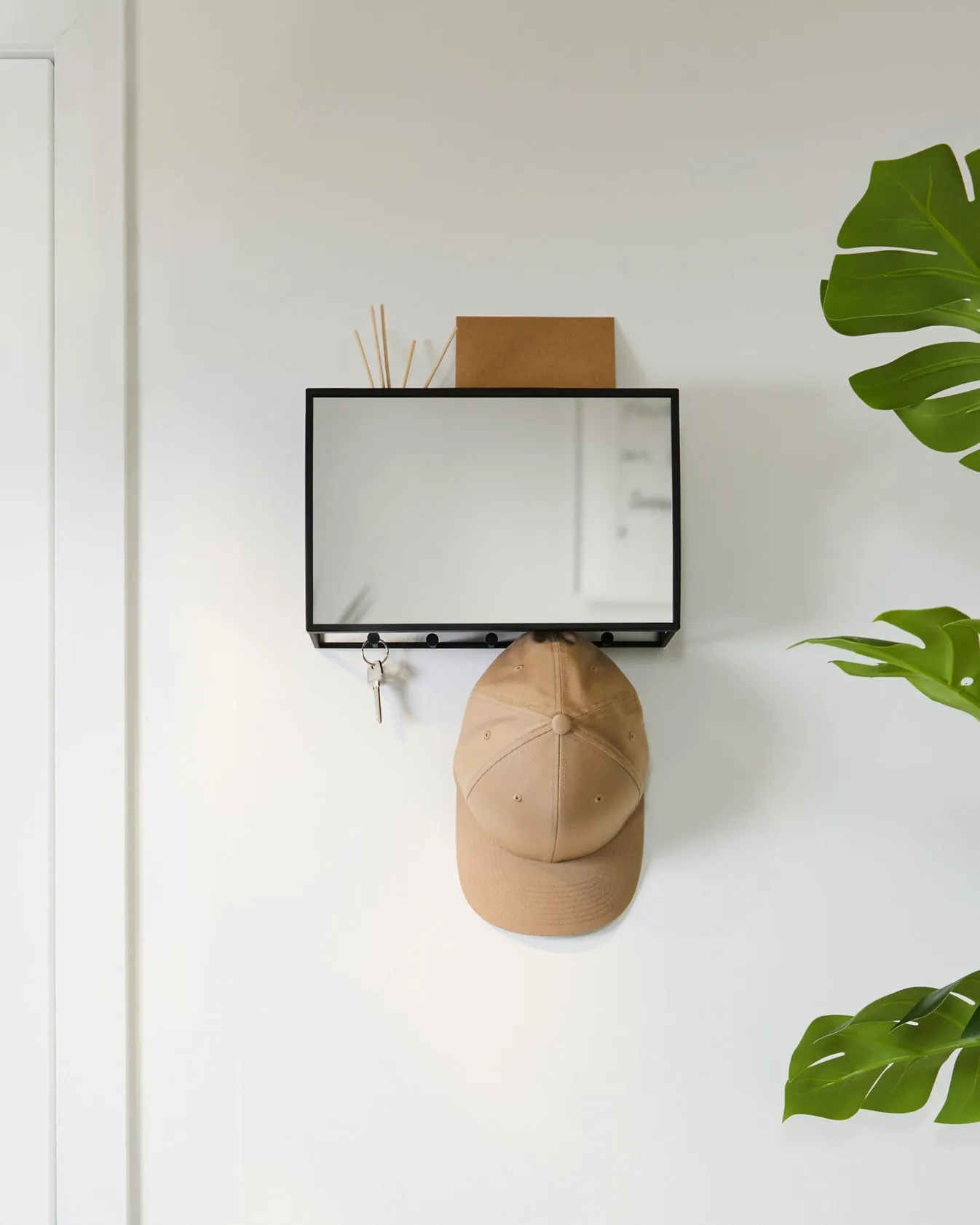Cubiko Mirror & Organizer - Black