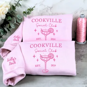 Custom Bachelorette Bridal Party Embroidered Sweatshirt or Hoodie Custom Bachelorette Bridal Party Embroidered Sweatshirt or Hoodie