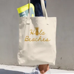 Cute Summer Hola Beaches Cotton Tote Bag Cute Summer Hola Beaches Cotton Tote Bag
