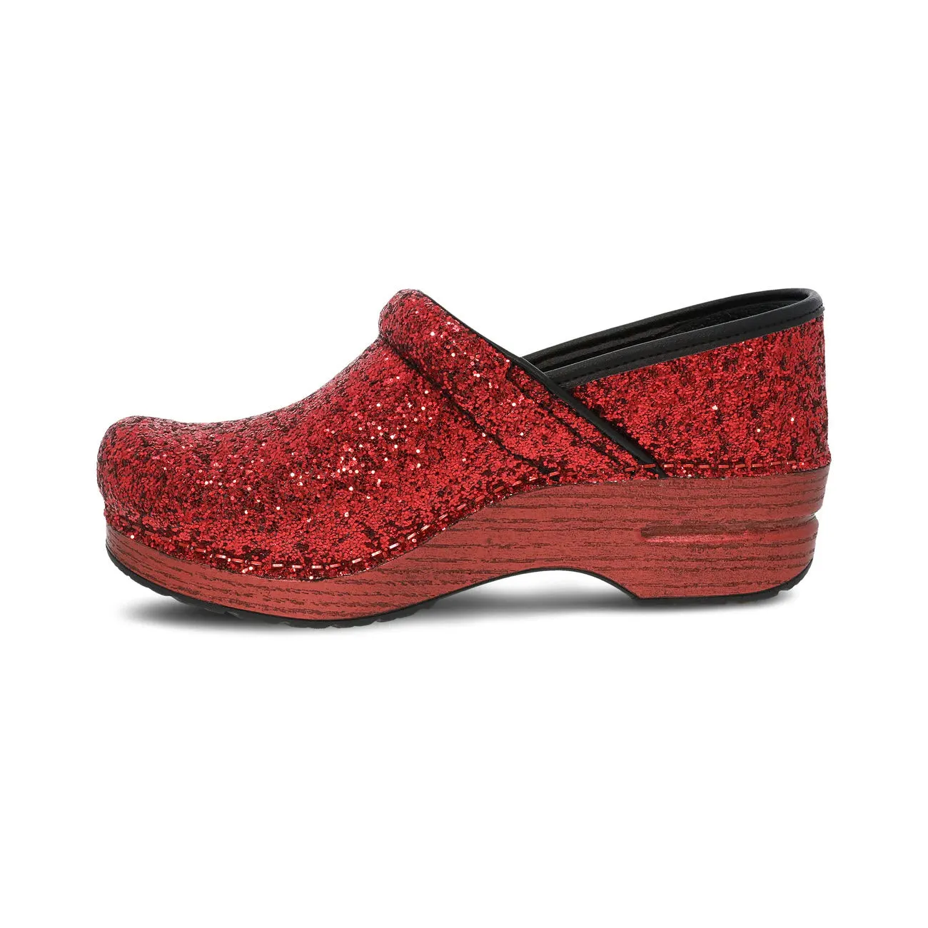 DANSKO PROF RED GLITTER - WOMENS