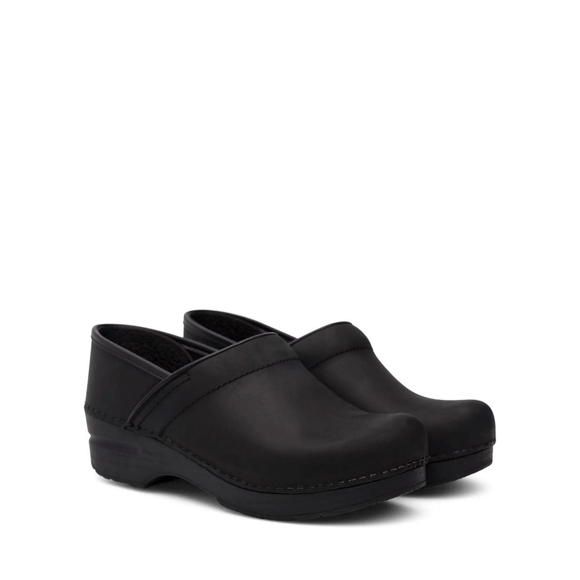 DANSKO Professional Black Oiled Leather Clogs