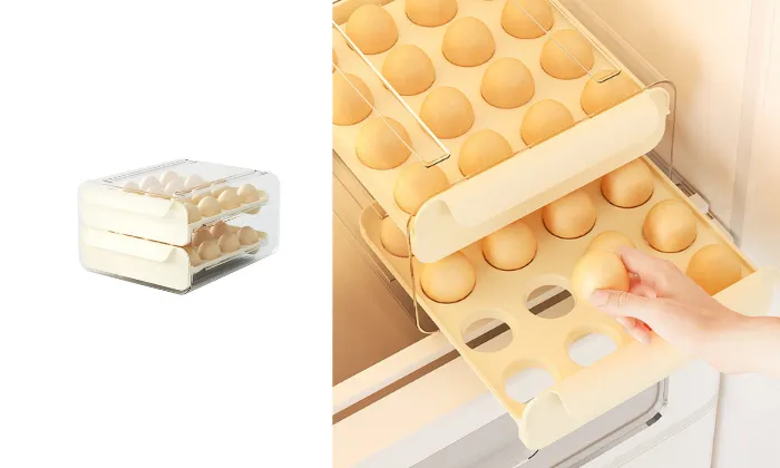 Drawer-Style Egg Storage Box