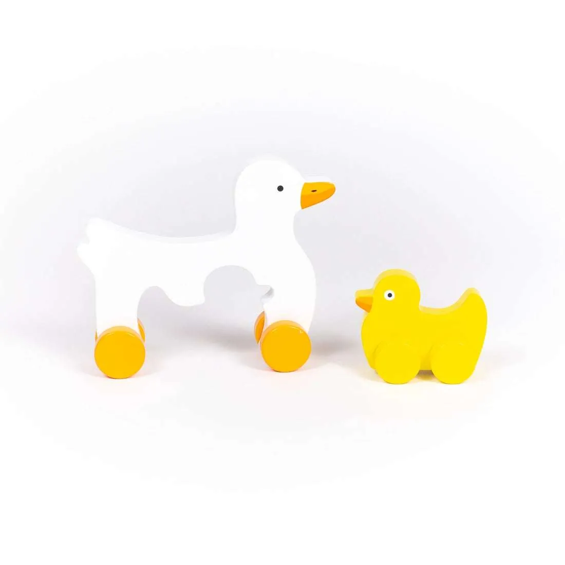 Duck Big and Little Wooden Roller