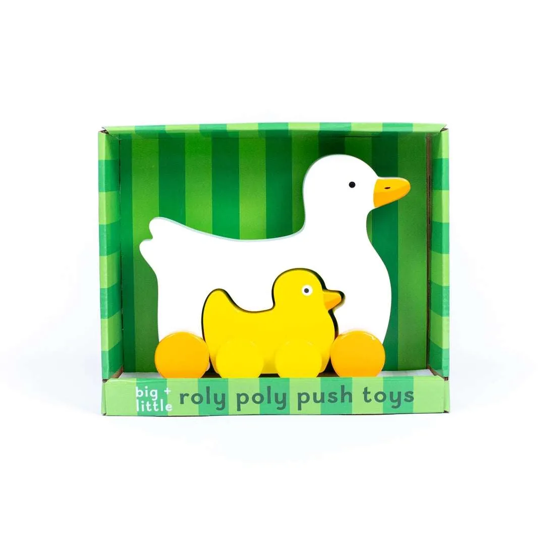 Duck Big and Little Wooden Roller