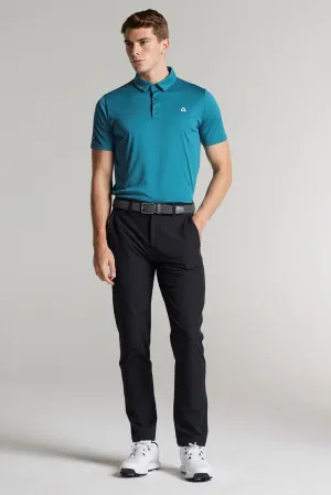 Essentials Regular Fit Core Polo - Tee Time Teal Essentials Regular Fit Core Polo - Tee Time Teal