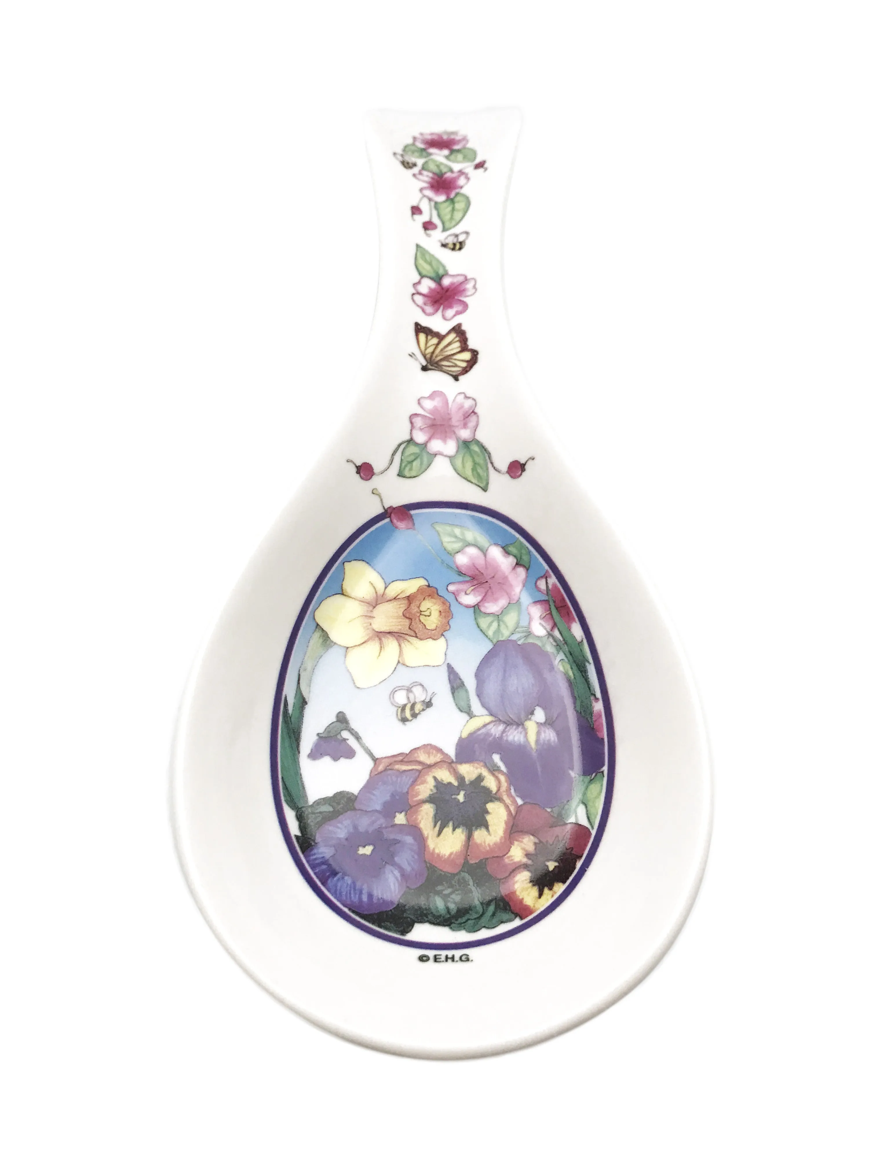 European Spring German Ceramic Spoon Rest