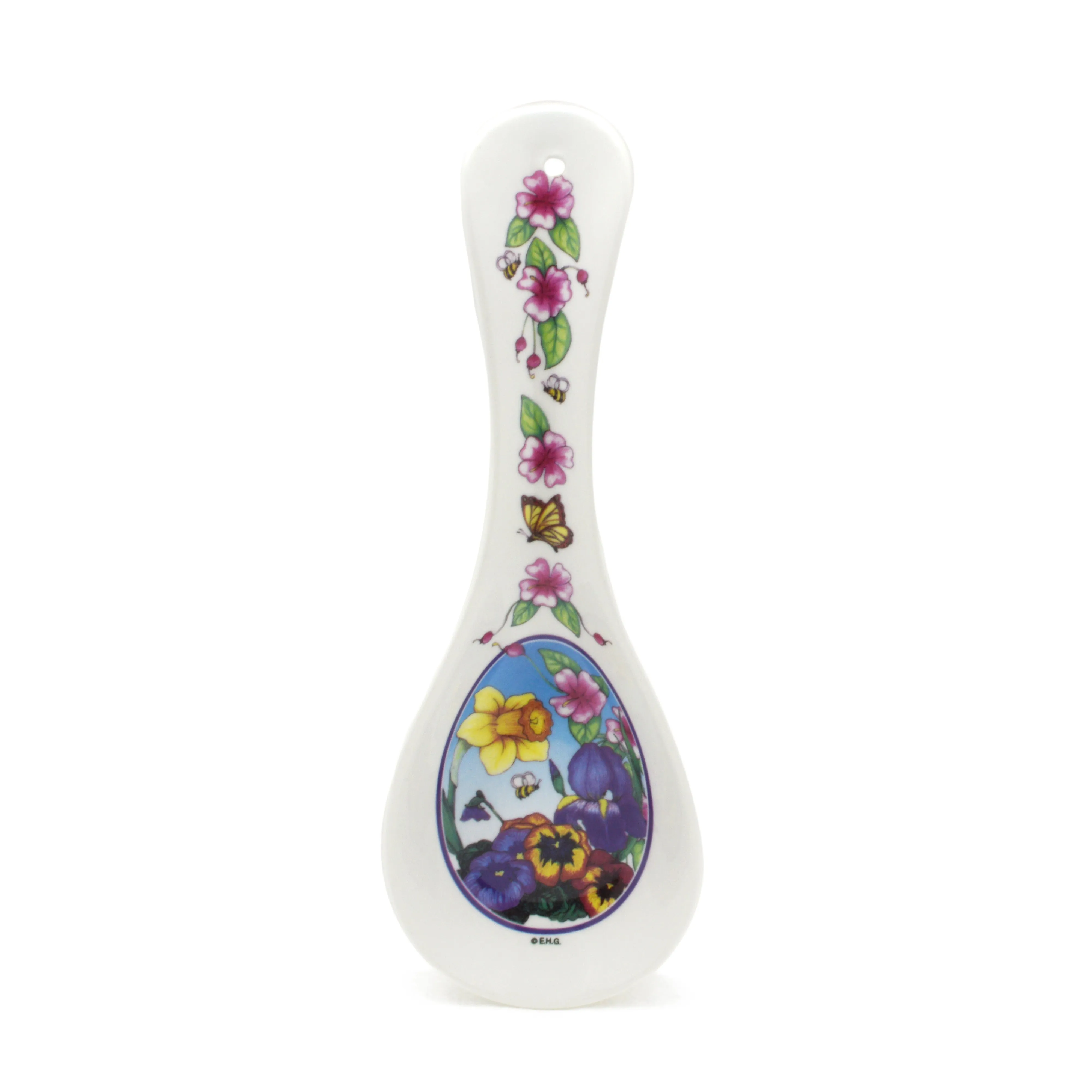 European Spring German Ceramic Spoon Rest