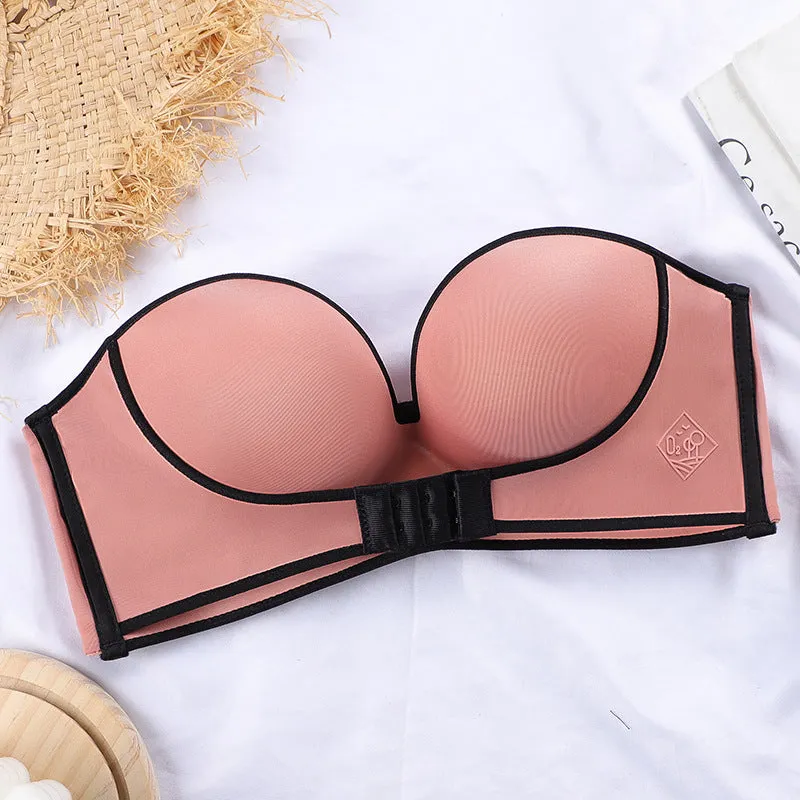 Front Closure Strapless Bra