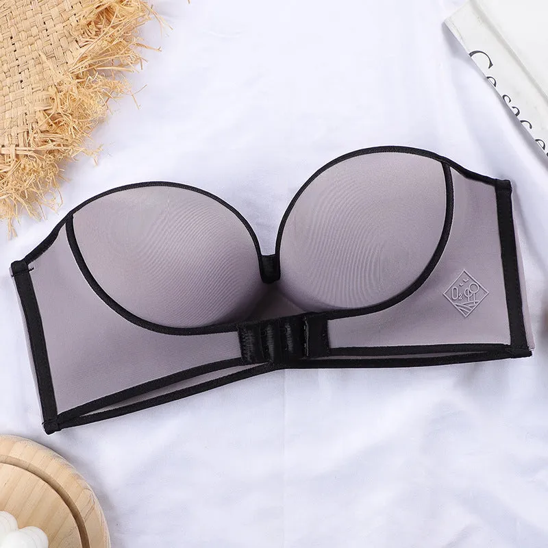 Front Closure Strapless Bra