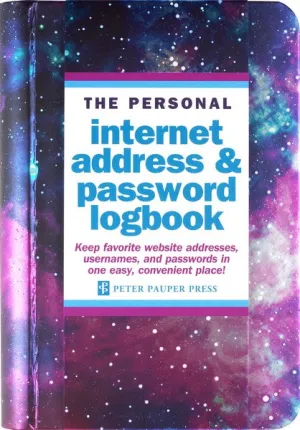 Galaxy Small Internet Address & Password Logbook Galaxy Small Internet Address & Password Logbook