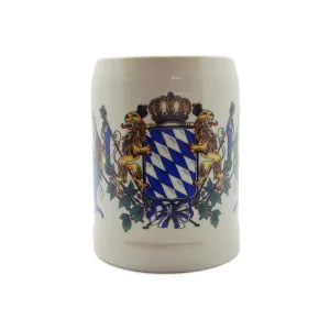German Coffee Mug with Bavarian Coat of Arms German Coffee Mug with Bavarian Coat of Arms