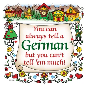 German Gift Idea Magnet Tell A German German Gift Idea Magnet Tell A German