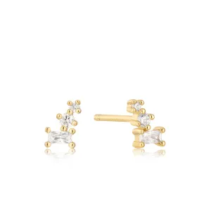 Glam Mini Climber Gold Stud Earrings Glam Mini Climber Gold Stud Earrings