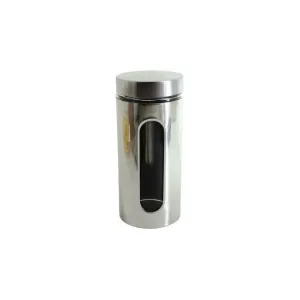 Glass Canister Container with Glass Front Window Heat Resistant GLJ713 Glass Canister Container with Glass Front Window Heat Resistant GLJ713